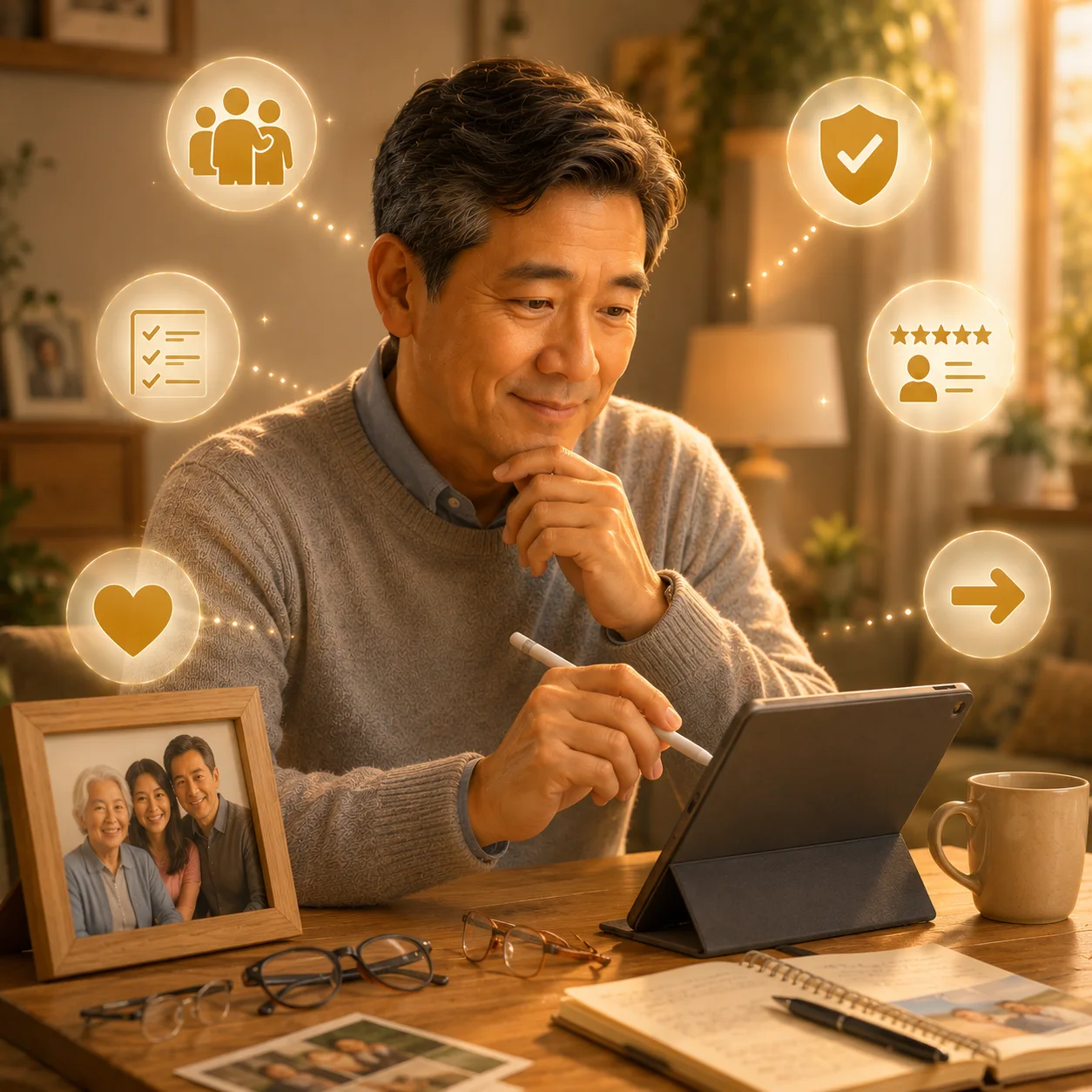 Caregiver Confidence fictional consumer wellness persona sample